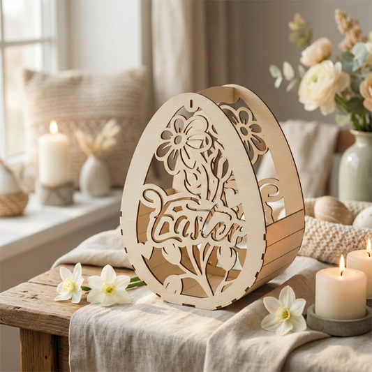 Easter basket - Laser Cut File SVG & DXF