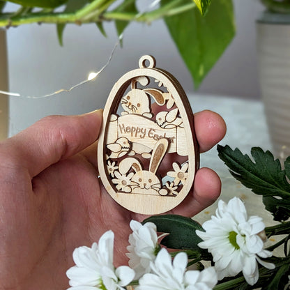 Easter layered ornaments