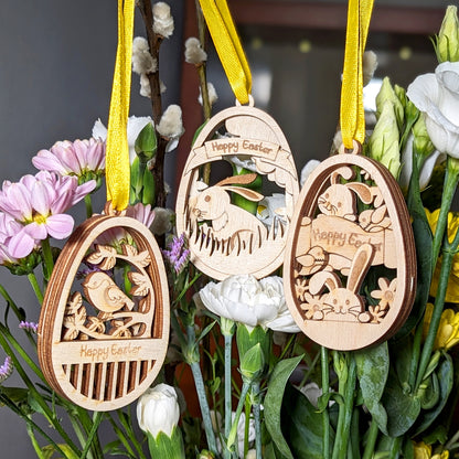 Easter layered ornaments