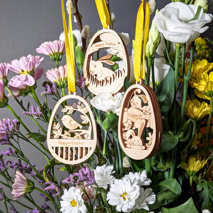 Easter layered ornaments