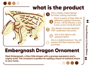 Embergnash - Dragon Ornament