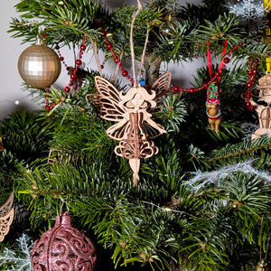 Fairy Ornament with Butterfly Wings