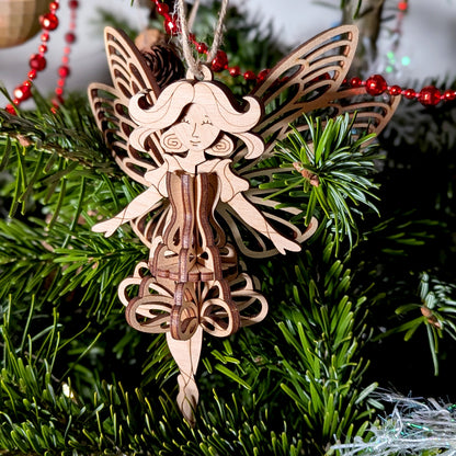 Fairy Ornament with Butterfly Wings