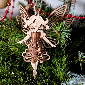 Fairy Ornament with Butterfly Wings