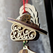 Load image into Gallery viewer, Downloadable laser cut file for fairy ornament.
