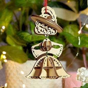 Fairy ornament design for laser cutting.
