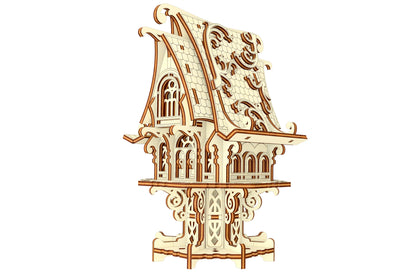 DIY project: Garden Elf House laser cut design for creative enthusiasts