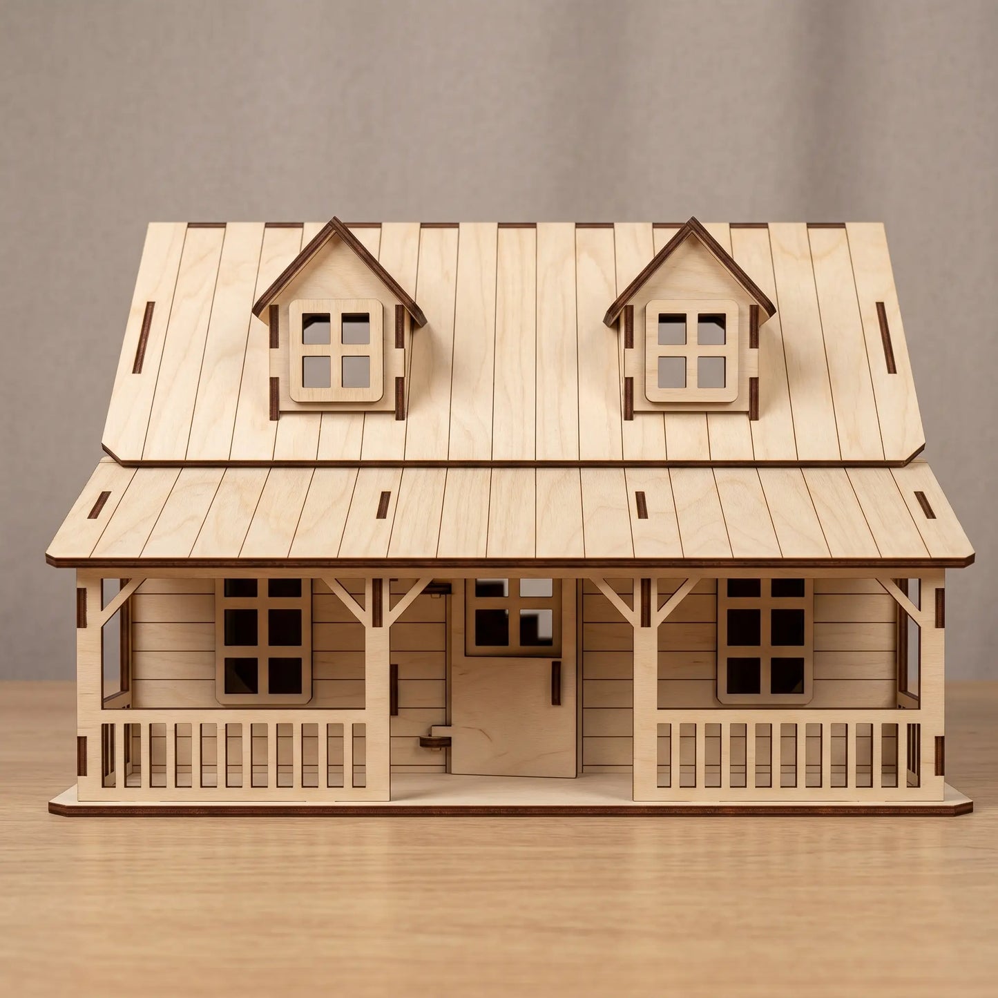 Dollhouse Farmhouse Building - Laser Cut File