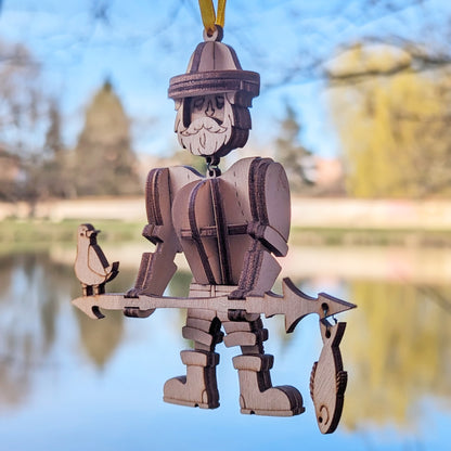 Fisherman Ornament