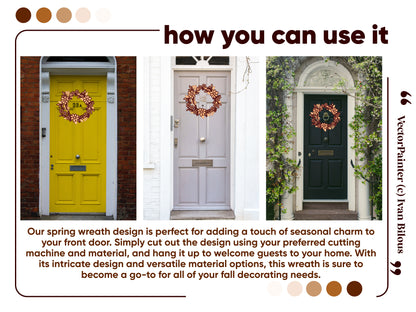 Floral Spring Wreath