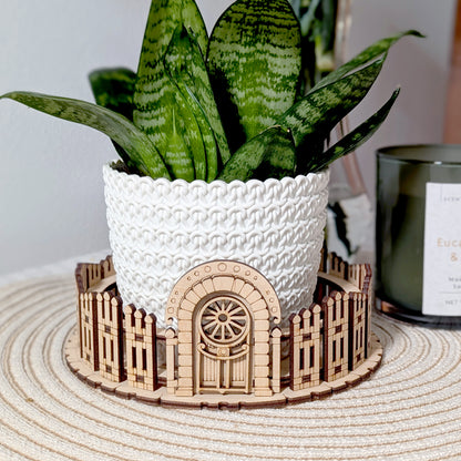 Box & Fence for Flower Pot #1