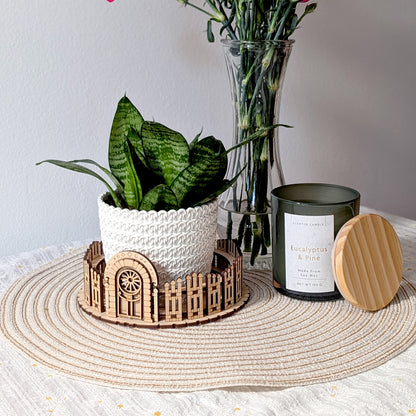 Box & Fence for Flower Pot #1