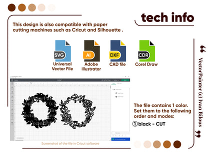 Layered Flower Wreath