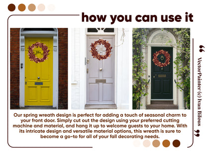 Layered Flower Wreath