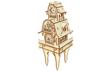 Load image into Gallery viewer, Whimsical Garden Magic House - laser cut project for plywood
