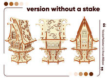 Load image into Gallery viewer, DIY Garden Elf House: laser cut design for plywood
