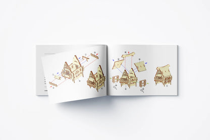 Assembly instruction of Garden Gnome House laser cut design
