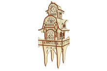 Load image into Gallery viewer, Creative woodworking: Garden Magic House laser cut design
