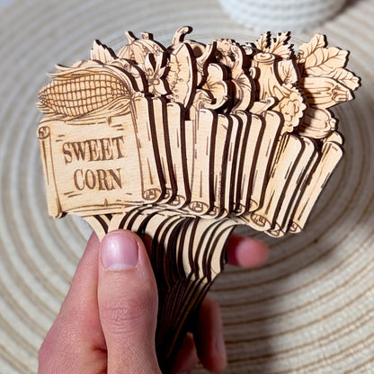 Fairy Garden Stakes Set - Laser Cut File SVG & DXF