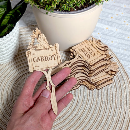 Fairy Garden Stakes Set - Laser Cut File SVG & DXF