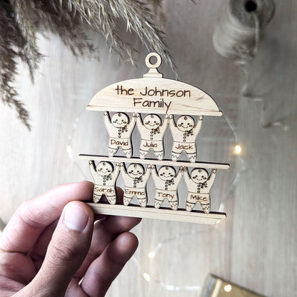 Gingerbread Man Christmas Family ornament