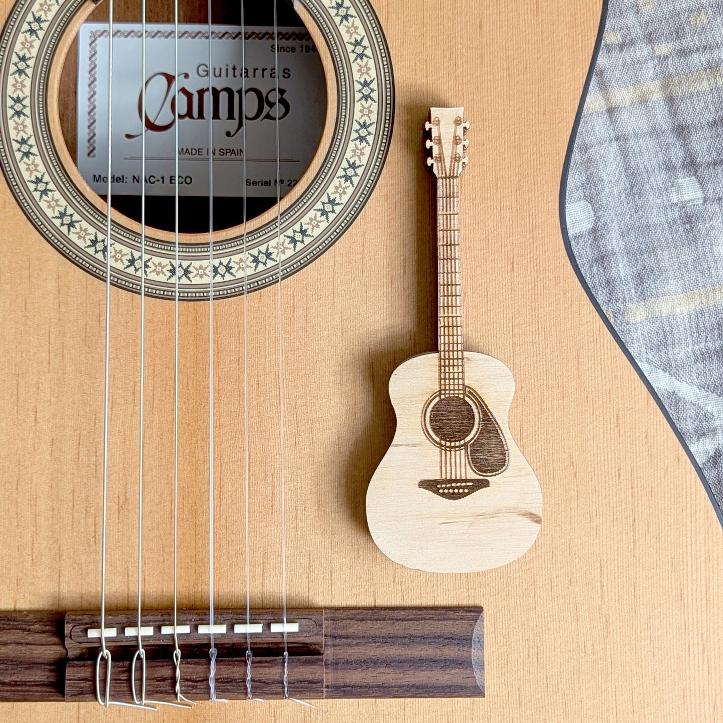 Guitar pick holder