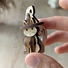 Load image into Gallery viewer, Halloween Cat Ornament
