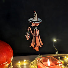 Load image into Gallery viewer, Halloween Witch Ornament
