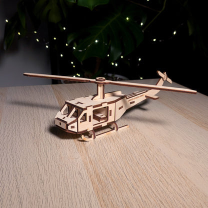 Helicopter Miniature Model with Moving Screw