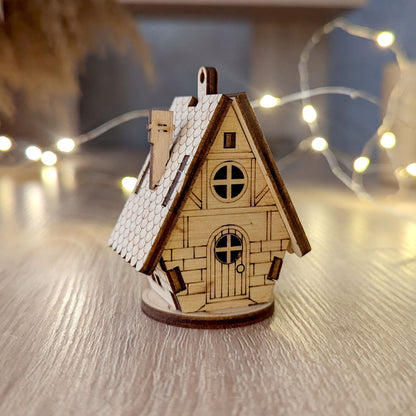 Christmas House Ornament