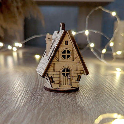 Christmas House Ornament