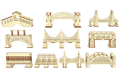 Set of 10 Bridges
