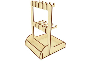 Get the Keychain Stand laser cut plan in DXF format.