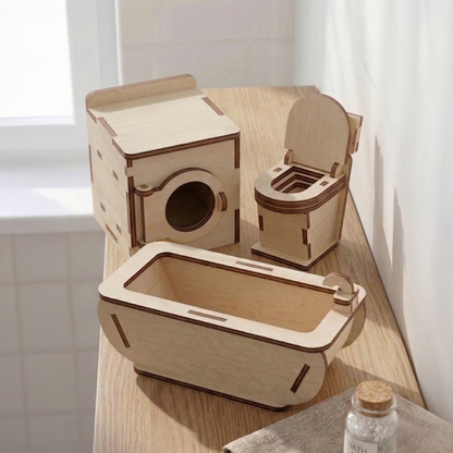 Baño - Archivo de corte láser SVG y DXF