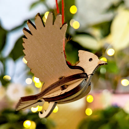 Bird Ornaments - Dove, Robin, Swallow, Blue Jay, and Hummingbird