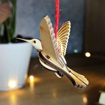 Bird Ornaments - Dove, Robin, Swallow, Blue Jay, and Hummingbird