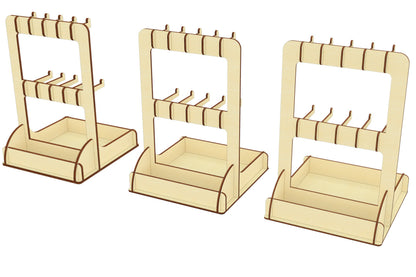 Download SVG file for Keychain Stand laser cutting.