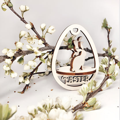 Set of 7 Easter Eggs decor