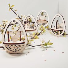 Load image into Gallery viewer, Set of 7 Easter Eggs decor
