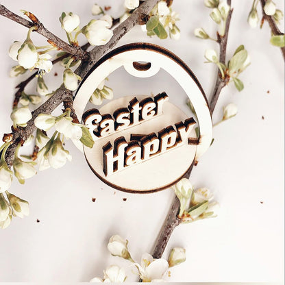 Set of 7 Easter Eggs decor