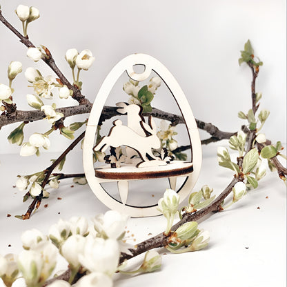 Set of 7 Easter Eggs decor