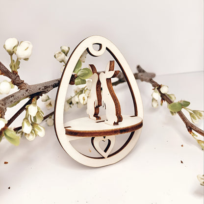 Set of 7 Easter Eggs decor