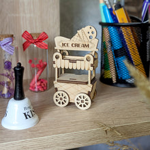 Load image into Gallery viewer, Ice Cream Cart Ornament &amp; Miniature
