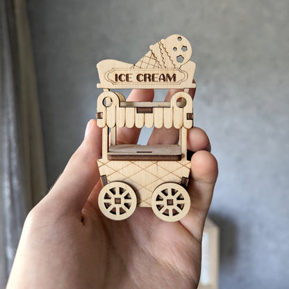 Ice Cream Cart Ornament & Miniature