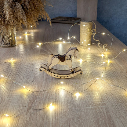 Rocking horse: classic laser-cut model for all ages