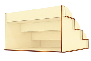 Laser cut model of a Display Stand - Perfect for retail stores and trade shows