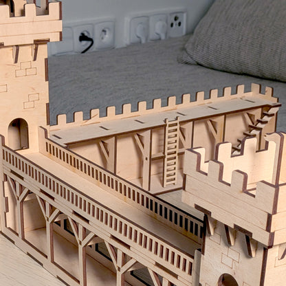 Long wall of the Castle