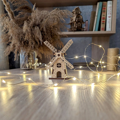 Windmill Miniature with Rotated Screw