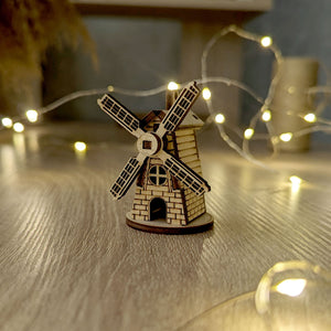 Small Mill Christmas Ornament