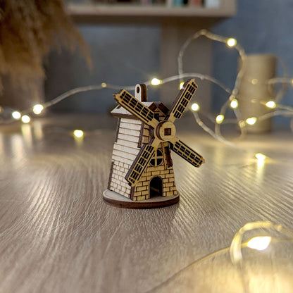 Small Mill Christmas Ornament